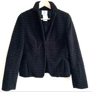 Akris Punto Horizontal Channel Velvet Jacket 10